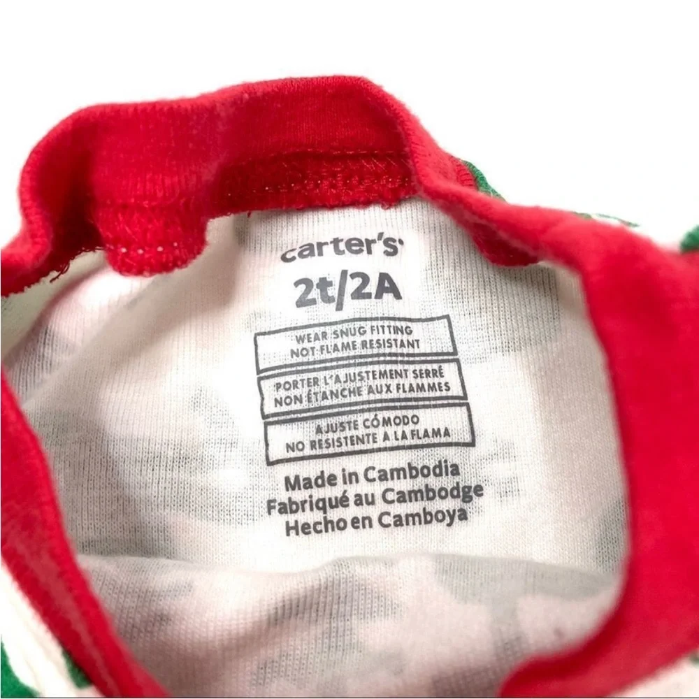 Carter's Christmas Print Pajama Set